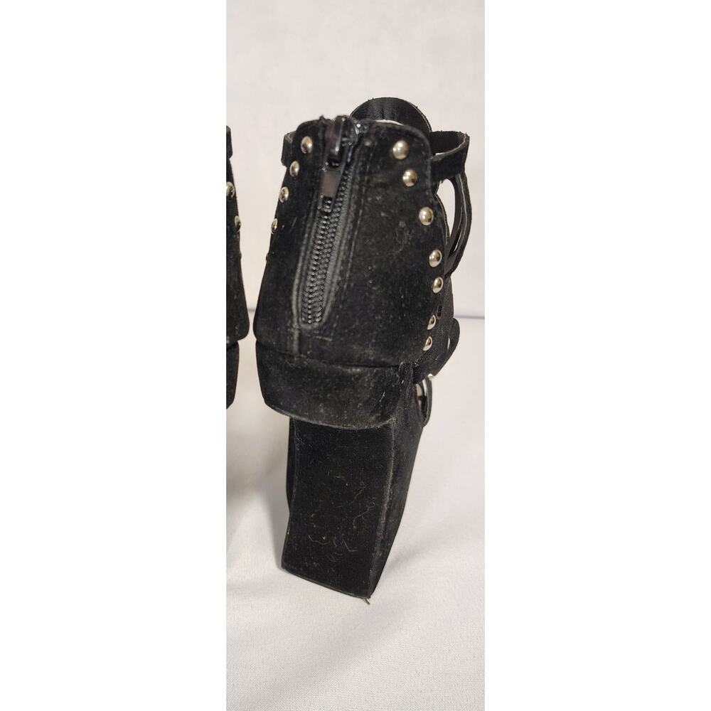 Rare Vigo Fiore Platform 3in. Wedge Heels Spike Accents Size 8.5 Clubwear - Picture 5 of 7